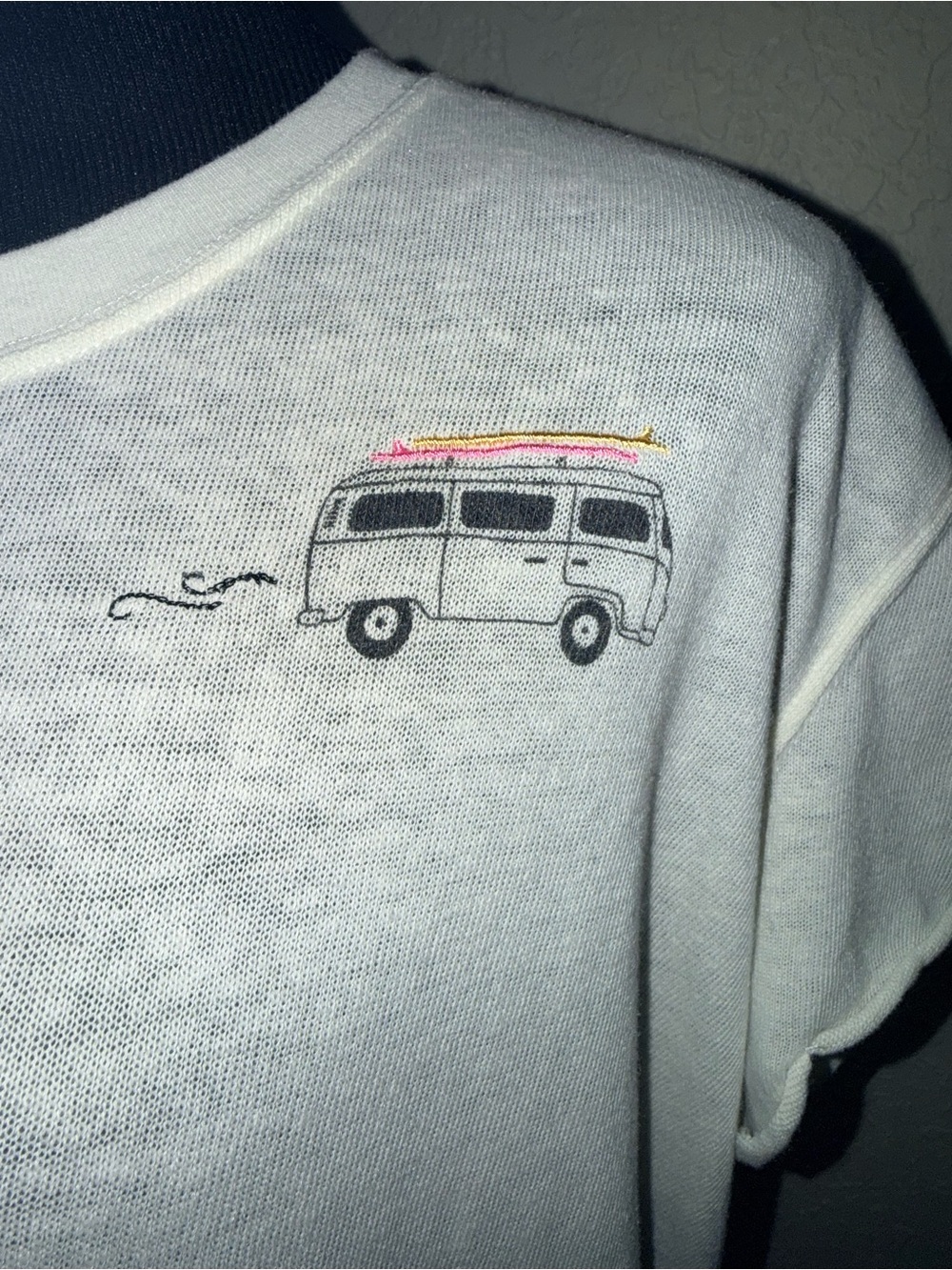 Free People - We The Free - Wipe Out Tee - EUC - Size Medium 🩷💛